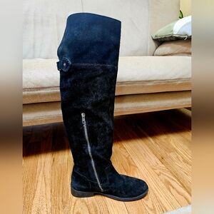 Frye Shirley over the knee suede boots
